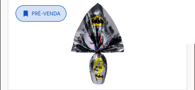 Ovo de Páscoa ao Leite Gogos Batman 80g