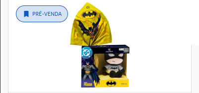 Ovo de Páscoa ao Leite Pelúcia Batman 170g